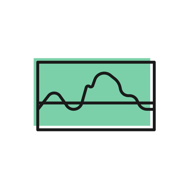 黑线音乐波均衡器图标隔离图片下载