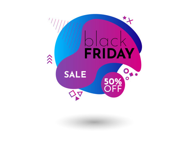 黑色星期五横幅海报传单折扣图片下载