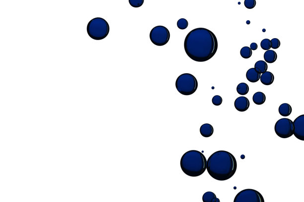 深蓝色的泡沫图片下载