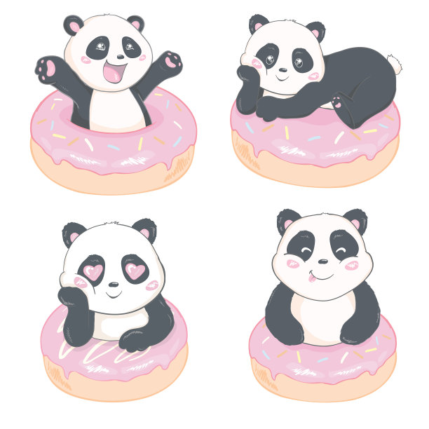 将幼熊猫的位置隔离图片下载