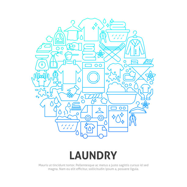 洗衣圆的概念图片下载