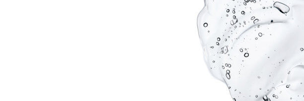 白色背景上的透明凝胶。图片下载