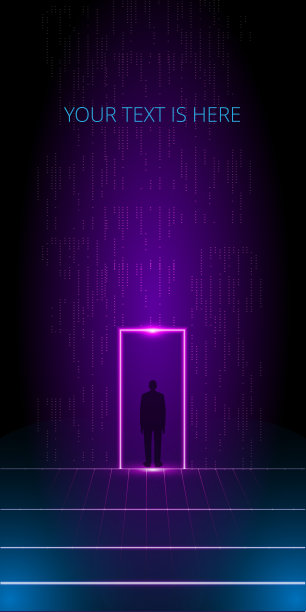 虚拟现实中的一个入口。图片下载