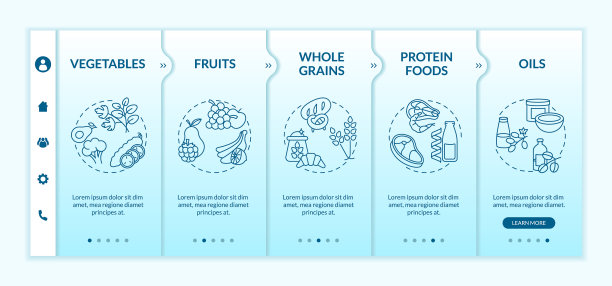 素食饮食成分加入模板图片下载