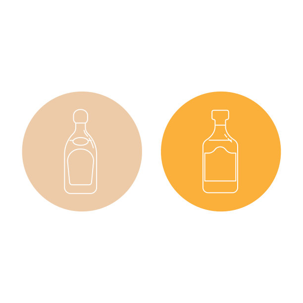 瓶中龙舌兰酒和朗姆酒呈细纹图片下载