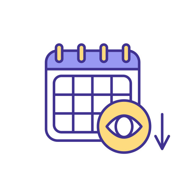 眼睛视力下降RGB颜色图标图片下载