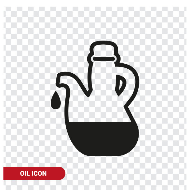 橄榄和葵花籽油的图标。图片下载