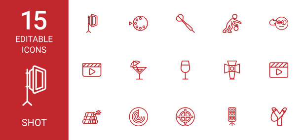 15个镜头图标图片下载