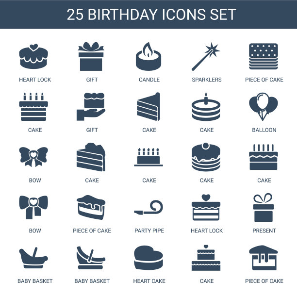 生日的图标图片下载