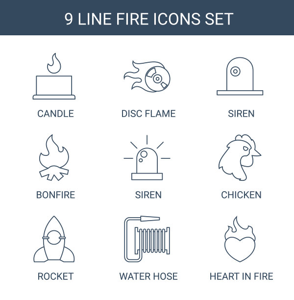 9火图标图片下载