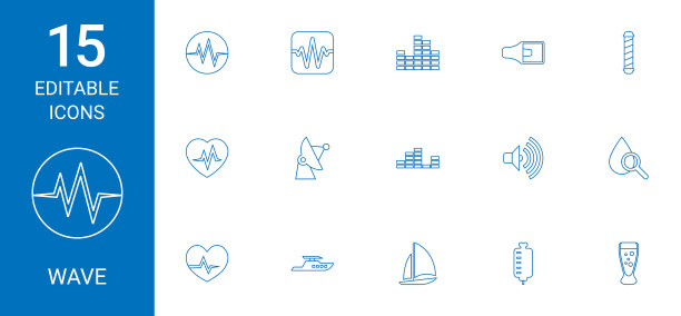 波图标图片下载