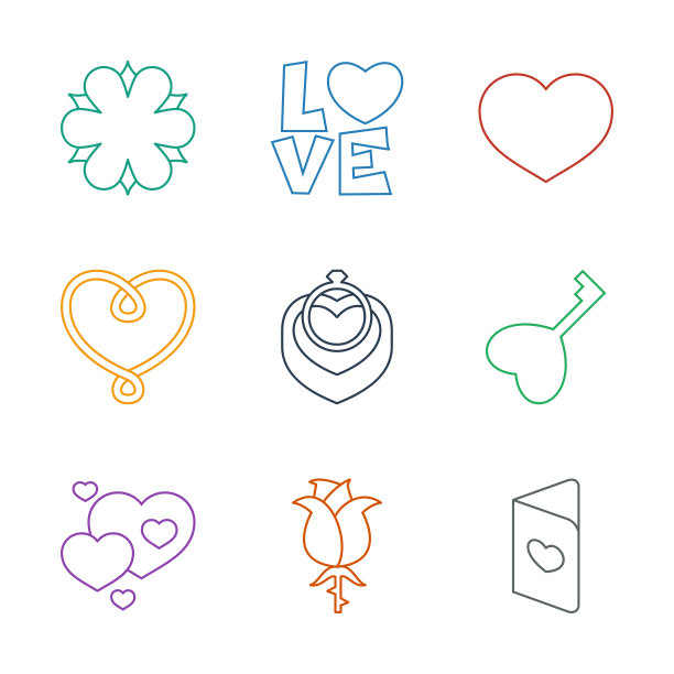 情人节的图标图片下载