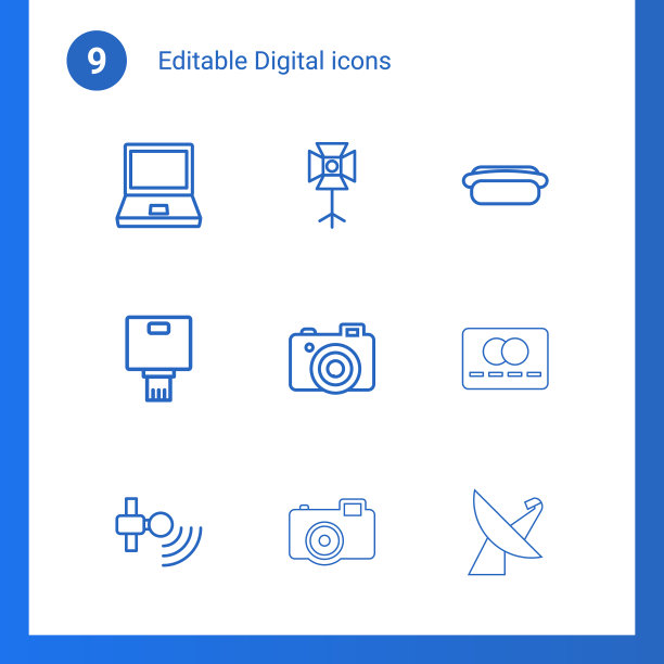 数字图标图片下载