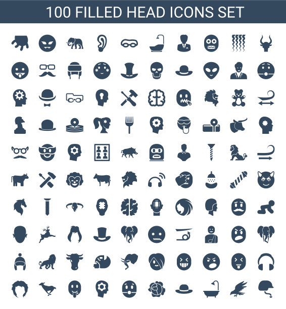 100头图标图片下载