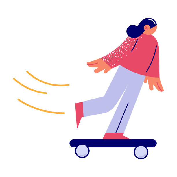 女人喜欢在户外骑踏板车图片下载