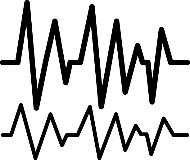声波呈三角形图片下载