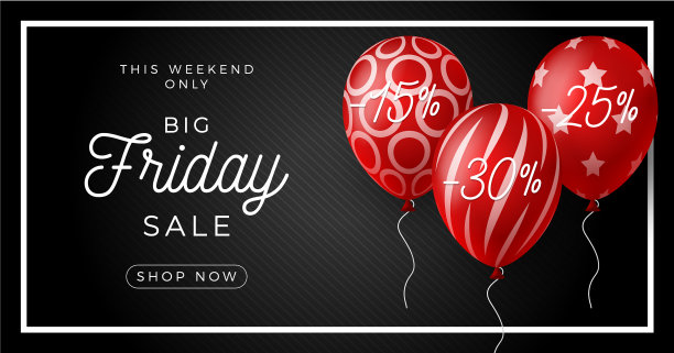 黑色星期五的促销海报有金色的光泽图片下载