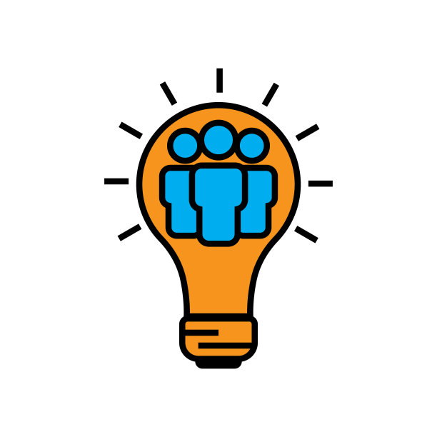 业务团队扁平化图标业务网络建设图片下载