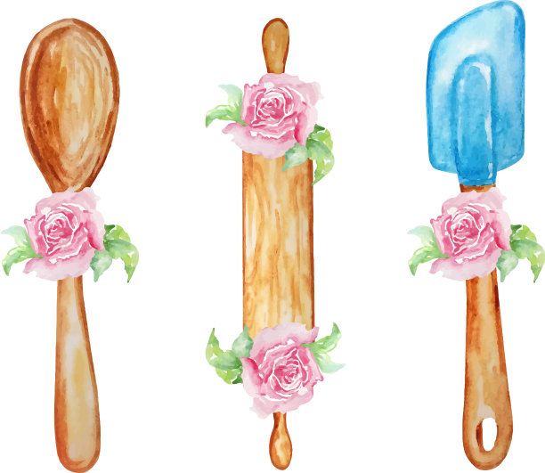 水彩套装烹饪项目图片下载