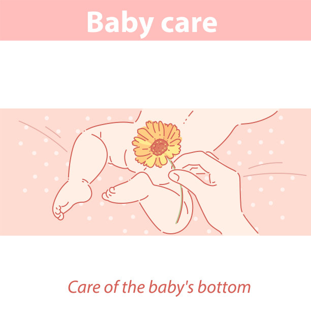 沐浴护理屁股和手用花图片下载