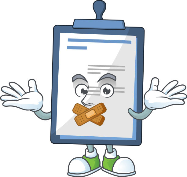 吉祥物医书，手指动作安静图片下载