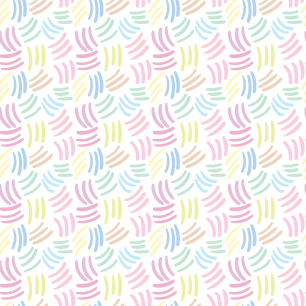 彩色涂鸦无缝重复图案设计图片下载