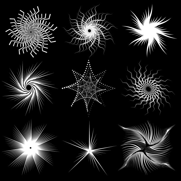 设置设计元素的标志与螺旋和图片下载