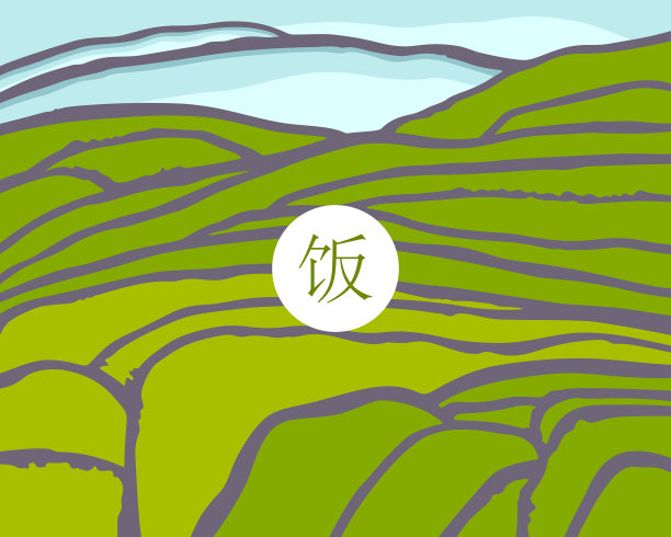 中国梯田水稻种植图片下载