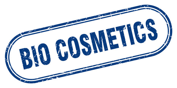 生物化妆品邮票圆形grunge纹理标志图片下载