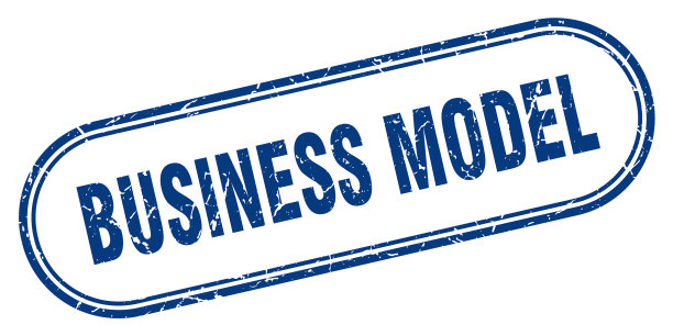 商业模式stamp圆形grunge纹理标志图片下载