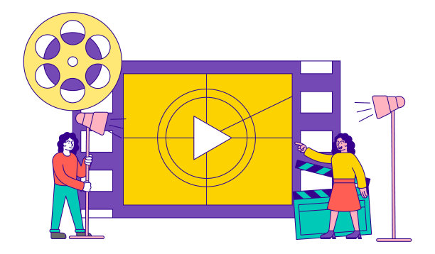 制作高品质视频内容的理念图片下载