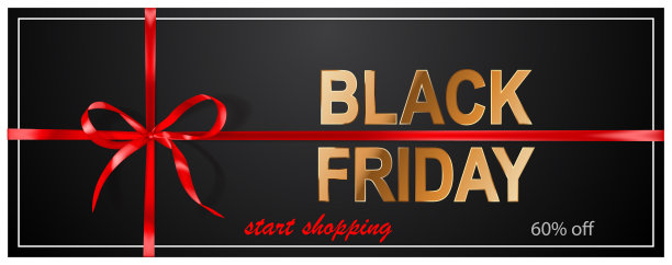 黑色星期五促销标语图片下载