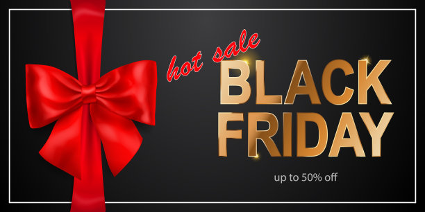 黑色星期五促销标语图片下载
