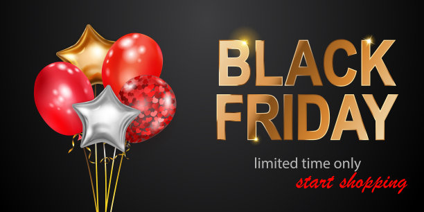 黑色星期五促销标语图片下载