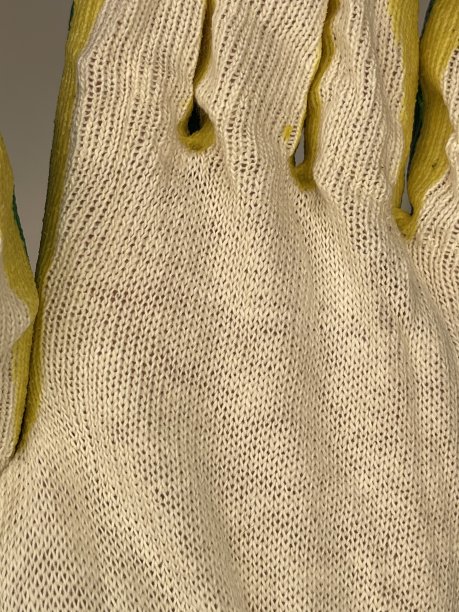 园艺工作手套，绿色乳胶涂层，双手保护图片下载