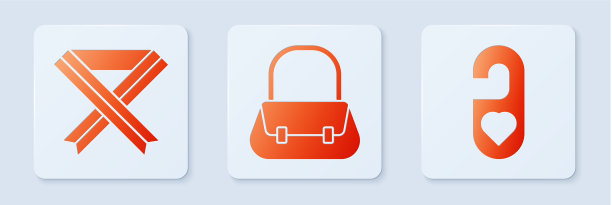 设乳腺癌意识带和手提袋图片下载