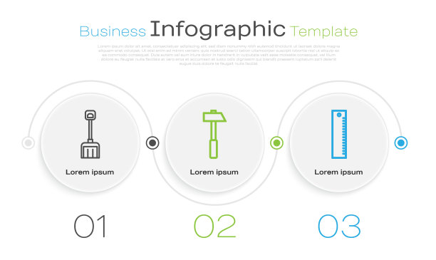 设行雪铲锤和标尺业务图片下载