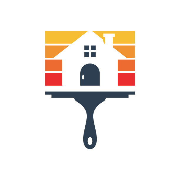 房屋建筑油漆标志图片下载