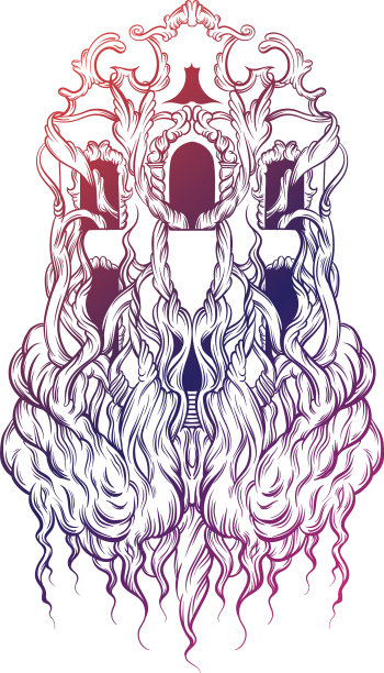 房子用根手工绘制的时尚风格图片下载