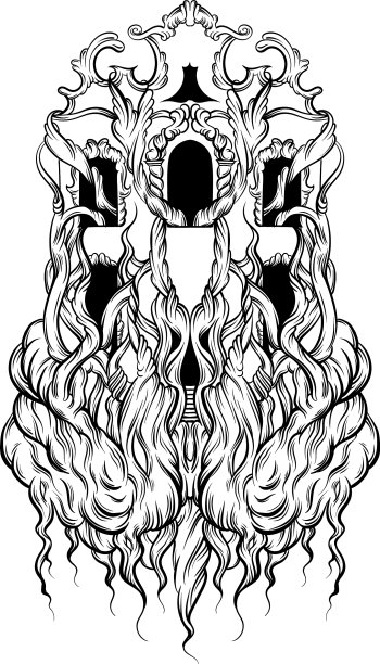 房子用根手工绘制的时尚风格图片下载