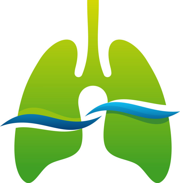 肺健康标志模板肺保健标志设计图片下载