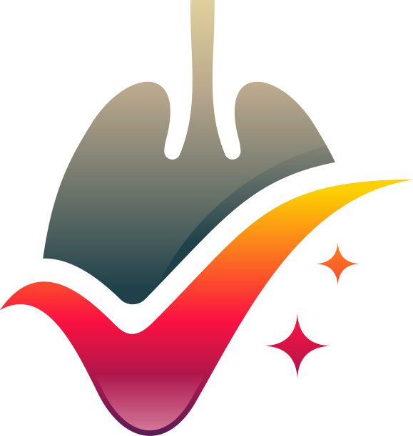 肺健康标志模板肺保健标志设计图片下载
