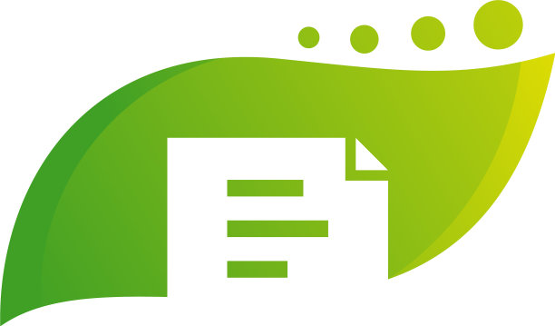 叶文档标识设计概念自然数据图片下载