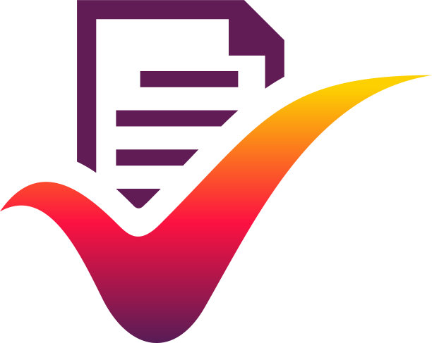 数据检查标志设计概念文件图片下载