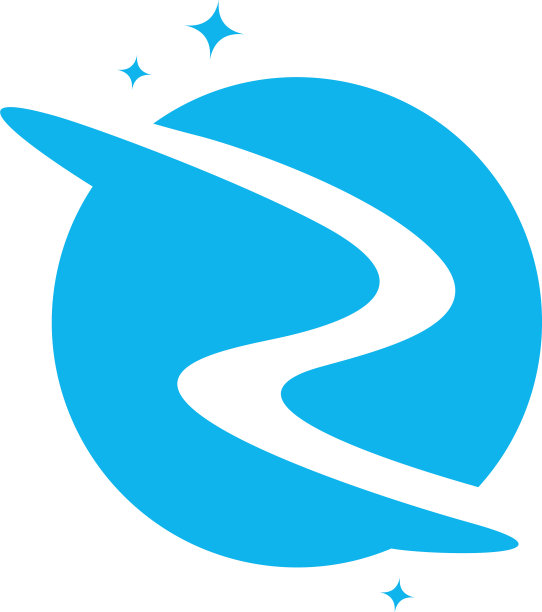 首字母u旋转轨道标志设计u图片下载