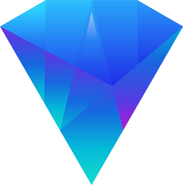 现代水晶标志设计钻石首饰标志图片下载