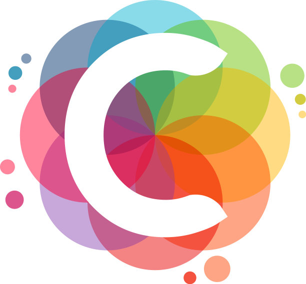 最初的标志设计概念丰富多彩图片下载