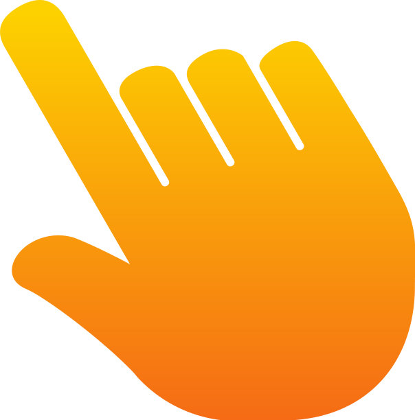 在线光标标识设计带有钩形的光标图片下载