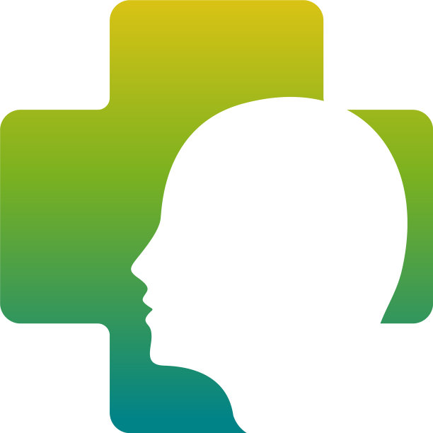 头部药物标志模板头部治疗标志图片下载