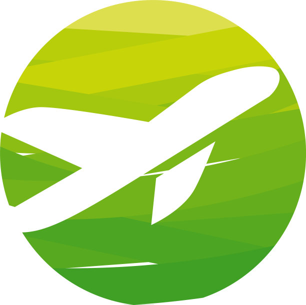 抽象圆旅行标志设计概念图片下载